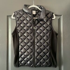 Women's Jockey Black Feather Quilted Vest